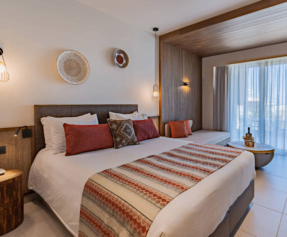 Minos Ambassador Superior Junior Suite Bedroom View