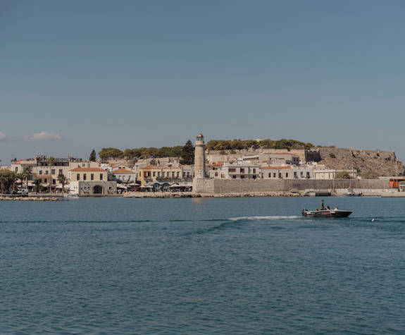 Port and Seaside City View