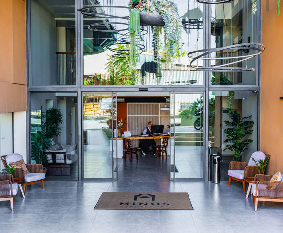 The Exterior of The Lobby Includes Comfortable Chairs