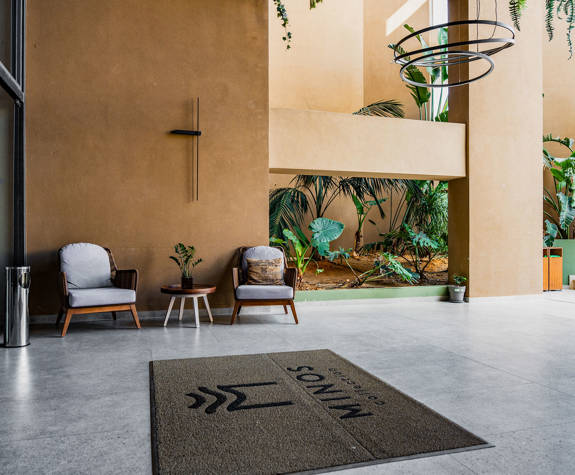 The Exterior of The Lobby Includes Comfortable Chairs