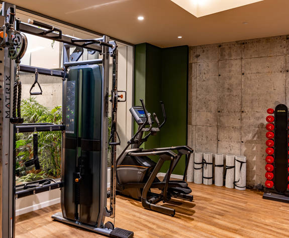 The Gym Area And Some of the Modern Training Equipment