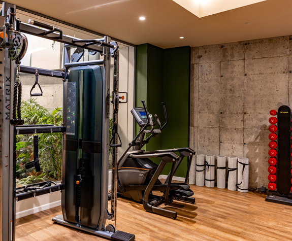 The Gym Area And Some of the Modern Training Equipment