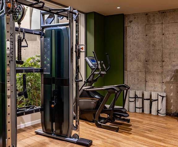 The Gym Area And Some of the Modern Training Equipment